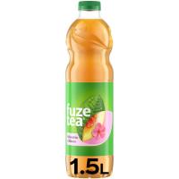 Refresco té al melocotón e hibiscus FUZE TEA, botella 1,5 litros