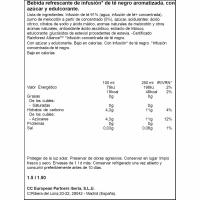 Refresco té al melocotón e hibiscus FUZE TEA, botella 1,5 litros