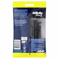 Màquina afaitar d'un sol ús Blue II fixa GILLETTE, bossa 10+2 uds