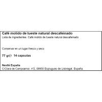 Cafè espresso descafeïnat Bolonya DOLCE GUSTO, caixa 14 u