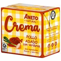 Crema de pollastre rostit amb verdures ANETO, brik 500 ml