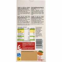Chocolate con leche sin azúcar EROSKI, tableta 100 g