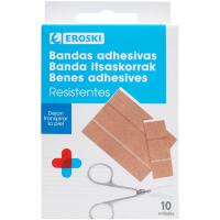 Bandes teixit elàstic resistents per a tallar EROSKI, caixa 10 u Bandes teixit elàstic resistents per a tallar EROSKI, caixa 10 u