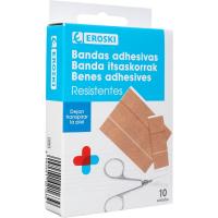 Bandes teixit elàstic resistents per a tallar EROSKI, caixa 10 u