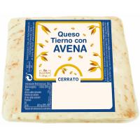 Queso tierno con avena CERRATO, cuña 250 g Queso tierno con avena CERRATO, cuña 250 g