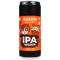 Cerveza craft IPA session AURUM, lata 33 cl Cerveza craft IPA session AURUM, lata 33 cl