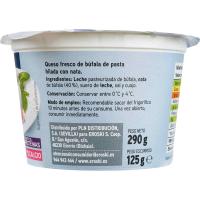 Burrata de búfala EROSKI, terrina 125 g