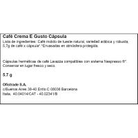 Càpsules cafè crema i gust LAVAZZA, caixa 30 u