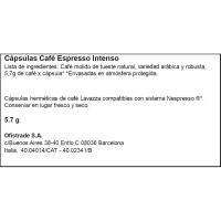 Cafè Espresso Intens compatible nespresso LAVAZZA, caixa 30 u