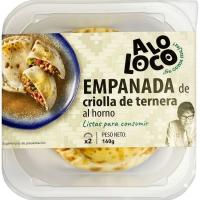 Empanada criolla de carn ALO LOCO, pack 2x80 g