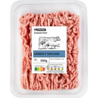 Picada de cerdo y vacuno burger meat EROSKI, bandeja 500 g Picada de cerdo y vacuno burger meat EROSKI, bandeja 500 g