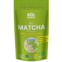 Matcha en polvo bio SOL NATURAL, bolsa 70 g Matcha en polvo bio SOL NATURAL, bolsa 70 g