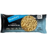 Tortitas al toque de sal proteína BICENTURY, paquete 70 g Tortitas al toque de sal proteína BICENTURY, paquete 70 g