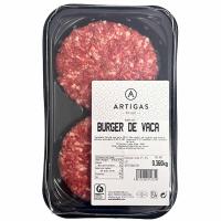 Burger meat de vaca ARTIGAS, 2 uds bandeja 180 g Burger meat de vaca ARTIGAS, 2 uds bandeja 180 g