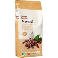 Café natural en grano EROSKI BASIC, paquete 1 kg