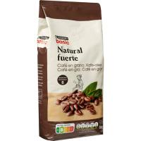 Café grano natural fuerte EROSKI BASIC, paquete 1 Kg