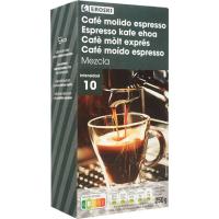 Cafè molt exprés mescla EROSKI, paquet 250 g