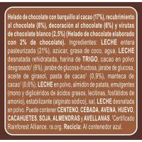 Helado Cono de chocolate con barquillo CORNETTO, pack 4x90 ml