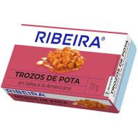 Trozos pota en salsa americana RIBEIRA, lata 111 g