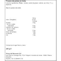 Trozos de pota en tinta RIBEIRA, pack 3x80 g