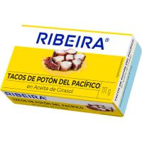 Tacos de potón en aceite RIBEIRA, lata 111 g