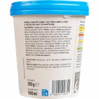 Gelat iogurt c/nous i mel EROSKI, terrina 500 ml