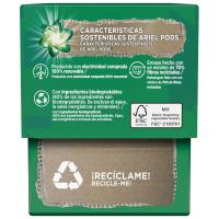 Detergent en càpsula ARIEL ALPES, caixa 19 dosi