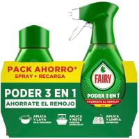 Rentavaixella en spray 3en1 FAIRY, pack 2x500 ml Rentavaixella en spray 3en1 FAIRY, pack 2x500 ml