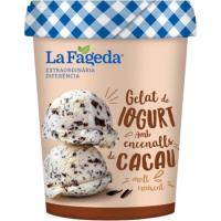 Gelat de iogurt amb flocs al cacau LA FAGEDA, terrina 500 ml Gelat de iogurt amb flocs al cacau LA FAGEDA, terrina 500 ml