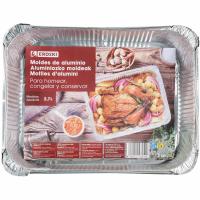 Motlle d'alumini quadrat 2,7 l EROSKI, pack 2 u