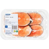 Rodanxes de salmó EROSKI, safata aprox. 450 g Rodanxes de salmó EROSKI, safata aprox. 450 g