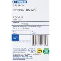 Rodanxes de salmó EROSKI, safata aprox. 450 g