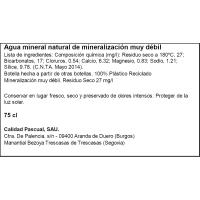 Aigua mineral natural tap sport BEZOYA, ampolla 75 cl