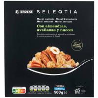 Muesli crujiente frutos secos SELEQTIA, caja 500 g Muesli crujiente frutos secos SELEQTIA, caja 500 g