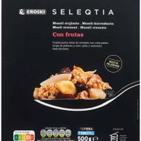 Muesli crujiente de frutas SELEQTIA, caja 500 g Muesli crujiente de frutas SELEQTIA, caja 500 g