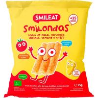 Smilondas de tomate y queso SMILEAT, bolsa 25 g Smilondas de tomate y queso SMILEAT, bolsa 25 g