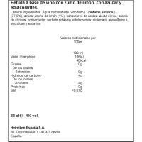 Tinto de verano llimona LADRÓN DE VERANO, llauna 33 cl