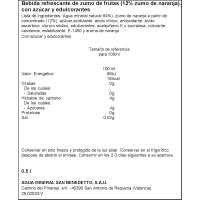 Refresco de naranjasin gas ENJOY, botellín 50 cl