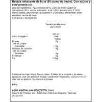 Refresco de limón sin gas ENJOY, botellín 50 cl