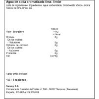 Aigua de soda llima-llimona GEISER, sifó 1,5 litres