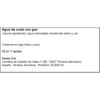 Aigua de soda GEISER, llauna 33 cl