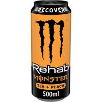 Bebida energética Rehab melocotón MONSTER, lata 50 cl Bebida energética Rehab melocotón MONSTER, lata 50 cl