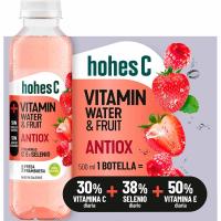 Beguda Vitaminada Antiox de maduixa i gerd HOHES C, ampolla 50 cl