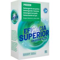 Detergent en pols eficàcia superior EROSKI, maleta 65 dosi