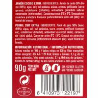 Pernil cuit extra 50% duroc 98% carni LA SELVA, safata 90 g