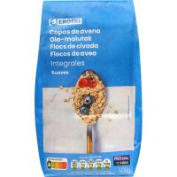 Copos de avena integrales suaves EROSKI, paquete 500 g Copos de avena integrales suaves EROSKI, paquete 500 g