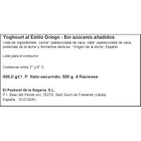 Grec natural sense azucar PASTORET, terrrina 500 g