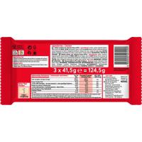 Barrita de chocolate blanco KIT KAT, pack 3x41,5 g