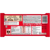 Barreta de xocolata negre KIT KAT, pack 3x41,5 g