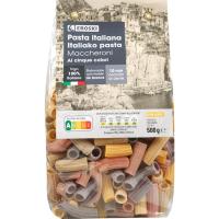 Maccheroni 5 colori EROSKI, paquet 500 g Maccheroni 5 colori EROSKI, paquet 500 g
